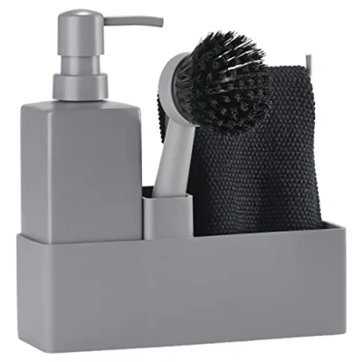 Afbeelding van Zone Denmark Afwasset 19 x 6 20,5 cm 4 stuks Grey