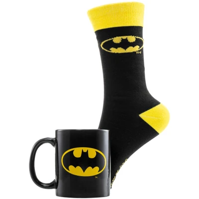 Afbeelding van Batman &quot;Logo&quot; Gift Set met Mok 315ml en Paar Sokken EU 41 45