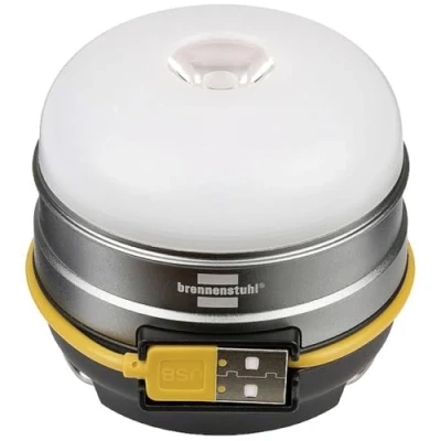 Afbeelding van Brennenstuhl 1171540 Oli 0300 A Campinglamp LED 350 lm werkt op een accu 0.250 Zilver, Zwart, Geel