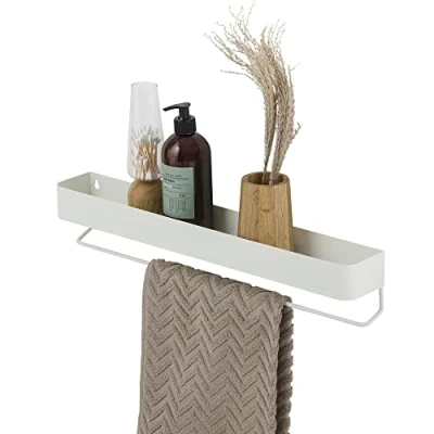 Afbeelding van Sealskin Brix Wandrek met handdoekrek 55 cm Wit
