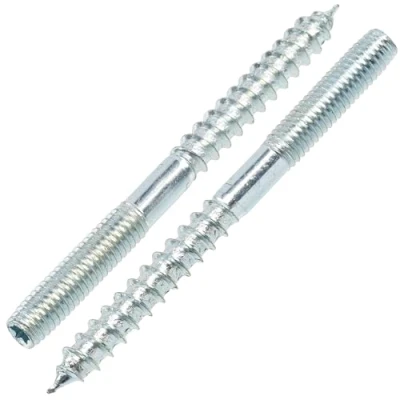 Afbeelding van AERZETIX C75864 Set van 12 schroeven met dubbele schroefdraad M6 x 70 mm schroefdraadbouten staal