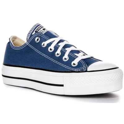 Afbeelding van Converse Chuck Taylor ALL STAR LIFT Platform Sneakers laag, Dames, Maat: 40, Armor blue/white/black Textiel