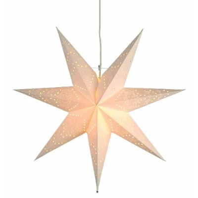 Afbeelding van Kerstster met lamp 51cm