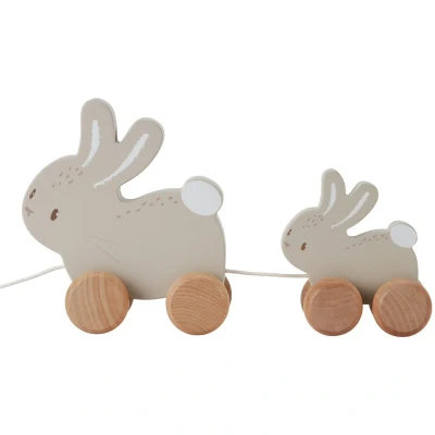 Afbeelding van Little dutch trekfiguur baby bunny