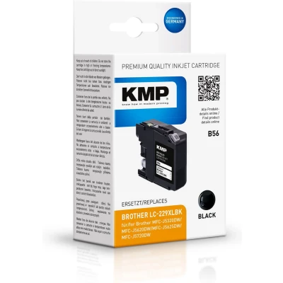 Afbeelding van KMP B56 inktcartridge Hoog (XL) rendement Zwart
