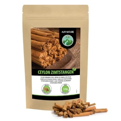 Image de Alpi Nature Cannelle de Ceylan Bâtons 125g, 80 mm, Environ 15 par Sachet