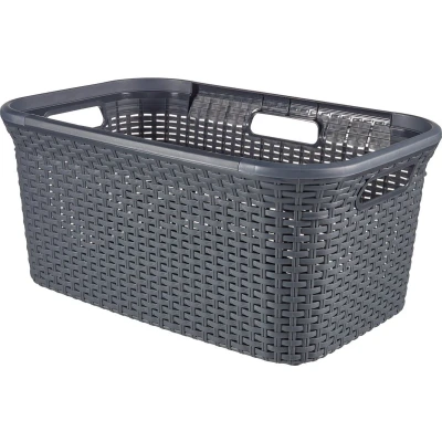 Afbeelding van Curver Style Wasmand 45L Antraciet