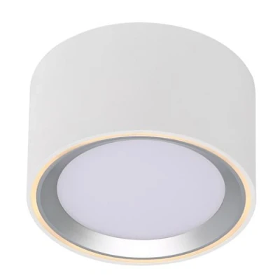 Image de Nordlux Fallon Spot en Saillie White/Brushed Steel