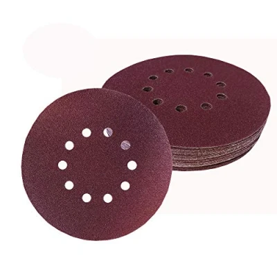 Afbeelding van Goodway 30 stuks schuurschijven Ø 225 mm, korrel 6 x 60/80/120/180/240 voor multifunctionele schuurmachines, 10 gaten, schuurpapier droogschuurmachines, giraffenschuurmachines