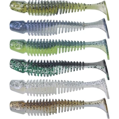 Afbeelding van Gunki Tipsy SXL Clear Water Box Shads 13cm (21.5g) (30 Stuks) Shad