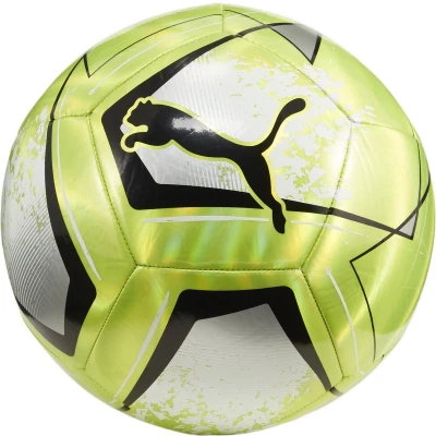 Afbeelding van Puma voetbal Cage II hologram Maat 5 lime/zilver