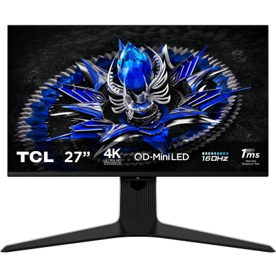 Afbeelding van TCL 27R83U 4K Mini LED Gaming Monitor QLED HDR 1400 160hz USB C 90w 27 inch
