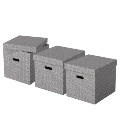Image de Cube de rangement Carton Home Lot 3 Esselte