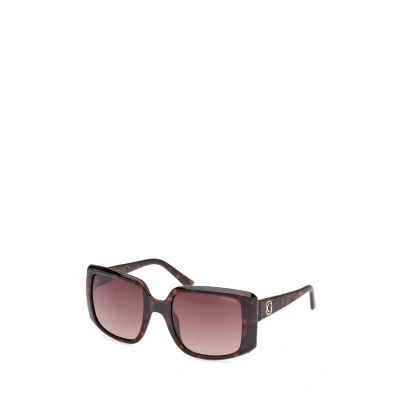 Afbeelding van Guess Iniettato Zonnebril, Dames, Maat: One Size, Avana scuro marrone (sfumato)