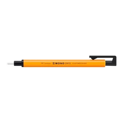Afbeelding van Tombow gumvulpotlood rond maat 2,3mm neon oranje gum