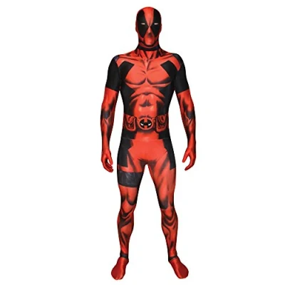 Afbeelding van Officieel Morpsuits Deadpool kostuum maat XL 5&#039;10 6&#039;1 (176 cm 185 cm)