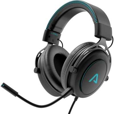 Afbeelding van Lamax Heroes General1 Over Ear headset Gamen Kabel Stereo Zwart Headset, Volumeregeling