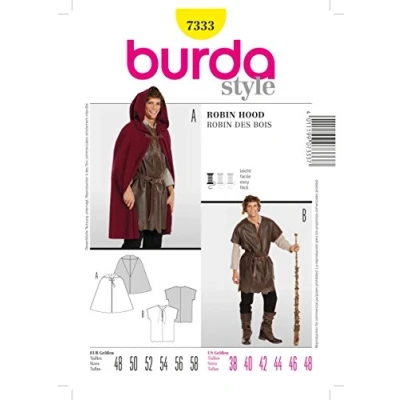 Afbeelding van Burda Naaipatroon 7333 Robin Hood kostuum