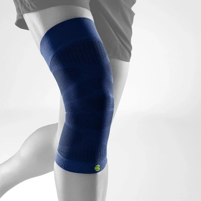 Afbeelding van Bauerfeind Sports Compression Knee Support, Navy, L 1 Stuk
