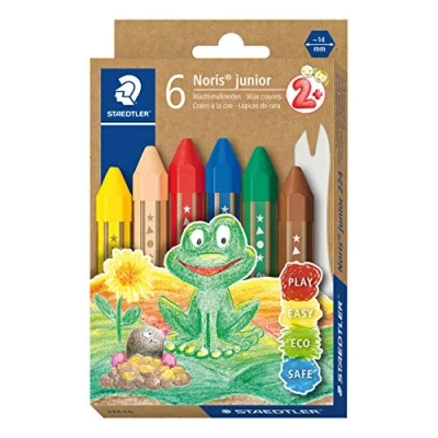 Afbeelding van Staedtler Noris Junior waskrijt, etui van 6 stuks