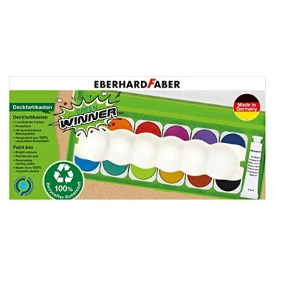 Afbeelding van Faber Castell, Kleuren + verf voor doe het zelvers, Groene Winner 12 inktfontein (Groene winnaar)