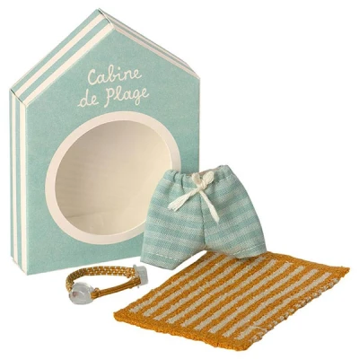 Afbeelding van Maileg knuffelmuis grote broer strandset 12 cm