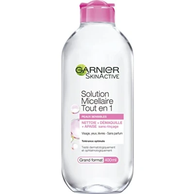 Afbeelding van Garnier Skin Active all in 1 micellaire oplossing, groot, 400 ml, 2 stuks