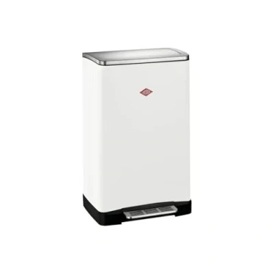 Afbeelding van Afvalscheider Wesco Big Double Boy, wit mat