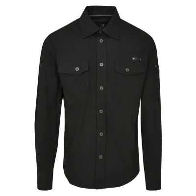 Afbeelding van Brandit SLIM FIT Overhemd, Heren, Maat: Small, Black
