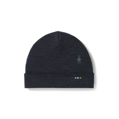 Afbeelding van Smartwool Thermal Merino Reversible Cuffed Muts, Maat: One Size, Charcoal