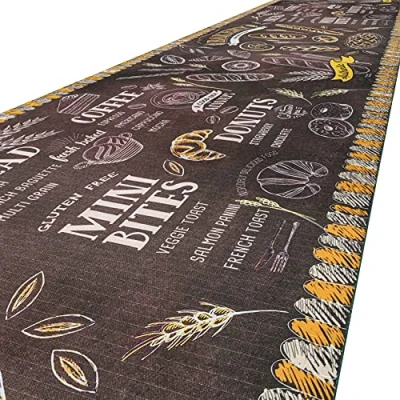 Afbeelding van ANRO Keukentapijt, wasbaar, antislip, 100 x 52 cm