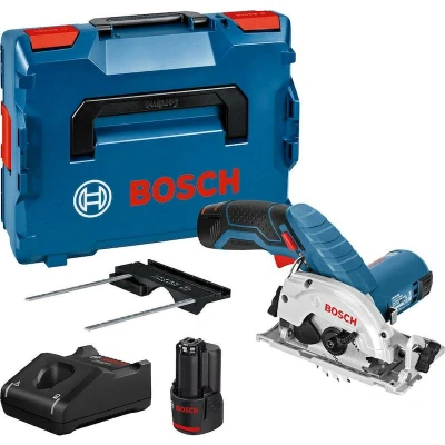 Afbeelding van Bosch Professional GKS 12V 26 2x3 Ah L BOX Accu cirkelzaag Zaagdiepte 90 (max.) 26.5 mm Incl. koffer, accu, lader 12 V 3