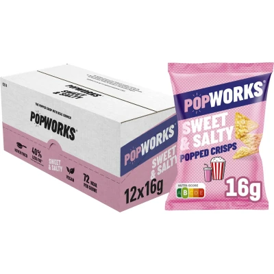 Afbeelding van Popworks Sweet And Salty 12x16g