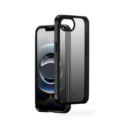 Afbeelding van Extreme Protect beschermhoes voor Apple iPhone 16e (Bumper D3O, gelicentieerd, schokbestendig, valbestendig en onbreekbaar, hoes draadloos opladen, kleurverloop) zwart
