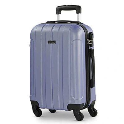 Afbeelding van ITACA reiskoffers van de firma ITACA. set koffers 4 Wielen rijstkoffers ABS stevige lichte combinatieslot 771100B, Mauve