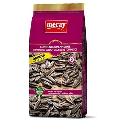 Afbeelding van Meray Gegrilde en gezouten Dakota zonnebloempitten met schaal 2 x 250 g