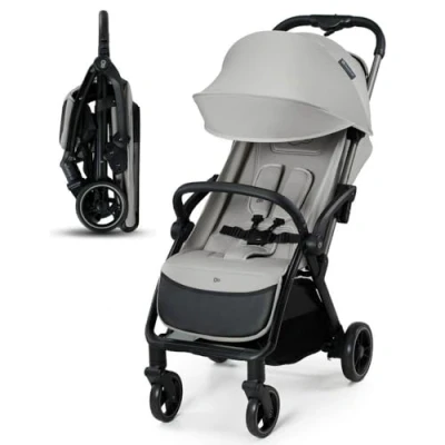 Afbeelding van Kinderkraft APINO Wandelwagen Autofolding Dove Grey (0 22kg)