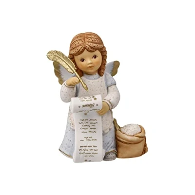 Afbeelding van Goebel Nina &amp; Marco Decoratief beeld / figuur Engel Mijn nieuwe recept Porselein 10cm