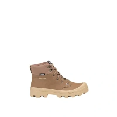 Afbeelding van Aigle Tenere Enkellaarsjes met plateauzool, Maat: 39, Brown Leer