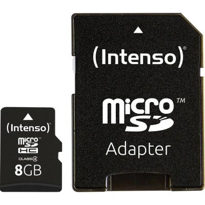 Afbeelding van Intenso 3403460 microSDHC kaart 8gb Class 4