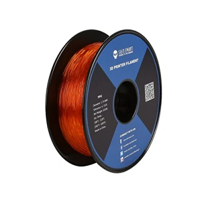 Image de SainSmart Orange Flexible TPU 3D Printing Filament, 1.75 mm, 0.8 kg, Dimensional Accuracy +/ 0.05 mm