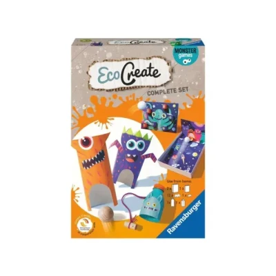 Afbeelding van Ravensburger EcoCreate Midi Monster Games Hobbypakket Knutselen met oude verpakkingen