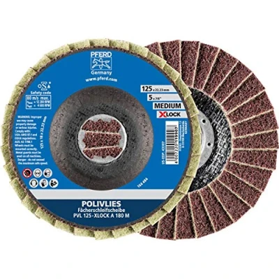 Afbeelding van PFERD 44694212 Polivlies lamellenschijf PVL korund Diameter 125 mm 5 stuk(s)