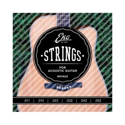 Image de Eko ACB1152ML Cordes Guitare Acoustique Bronze MEDIUM/LIGHT 11 52