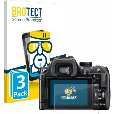 Afbeelding van BROTECT Screenprotector voor Pentax KF Folie Beschermfolie Beschermglas transparant (3 Stuks)