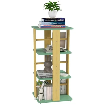 Afbeelding van AIYAPLAY Kinderboekenkast MDF 48x48x99,5cm Groen