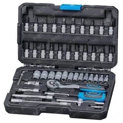 Afbeelding van SW Stahl 07748L Doppenset 48 Chroom vanadium staal , +