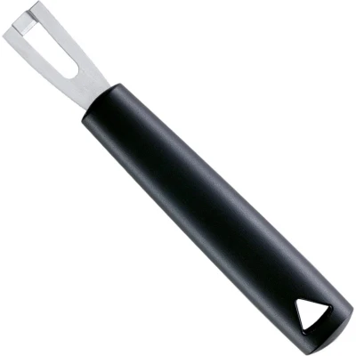 Afbeelding van Triangle Professionele Canneleur Rechthoekig RVS 15 cm Zwart
