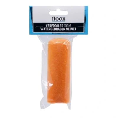 Afbeelding van Flocx Verfroller Waterdragen Velvet 10CM Schildersbenodigdheden