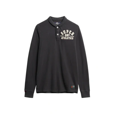 Afbeelding van Superdry Vintage Longsleeve, Heren, Maat: Large, Washed black